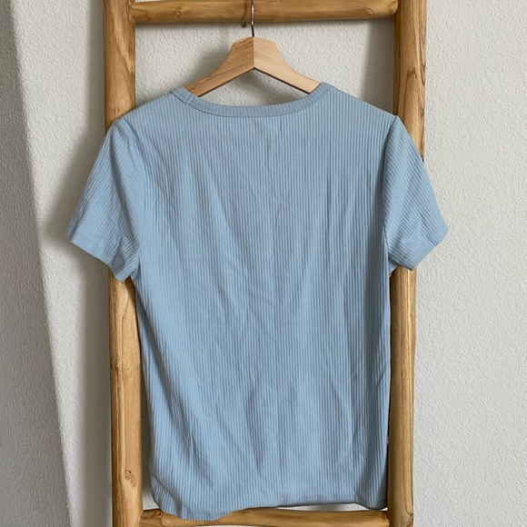 Gap Baby Blue Rib T Shirt - Picture 3 of 3